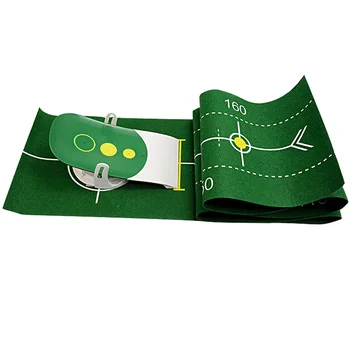 

Lawn Non Woven Fabric Home Office Indoor Practice Sports Accessories Beginner Golf Putting Mat Training Aid Foldable Living Room