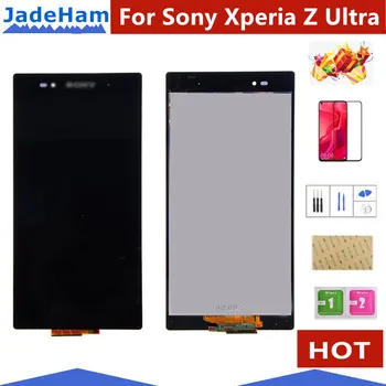 

Original 6.44'' For Sony Xperia Z Ultra XL39h XL39 C6806 C6802 LCD Display Touch Screen Digitizer Assembly with frame