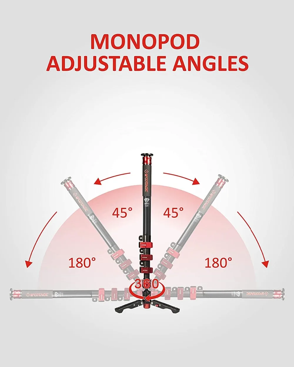 monopod adjustable angles