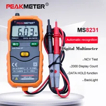 Профессиональный цифровой мультиметр PEAKMETER PM8231 Автоматический