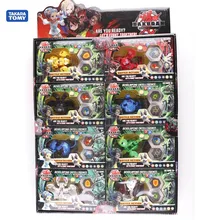 TOMY BAKUGAN значение набор Детская игрушка подарок на день рождения Модель украшения карты всего 8 Bakugan 16 карт и 16 магнитных подушечек