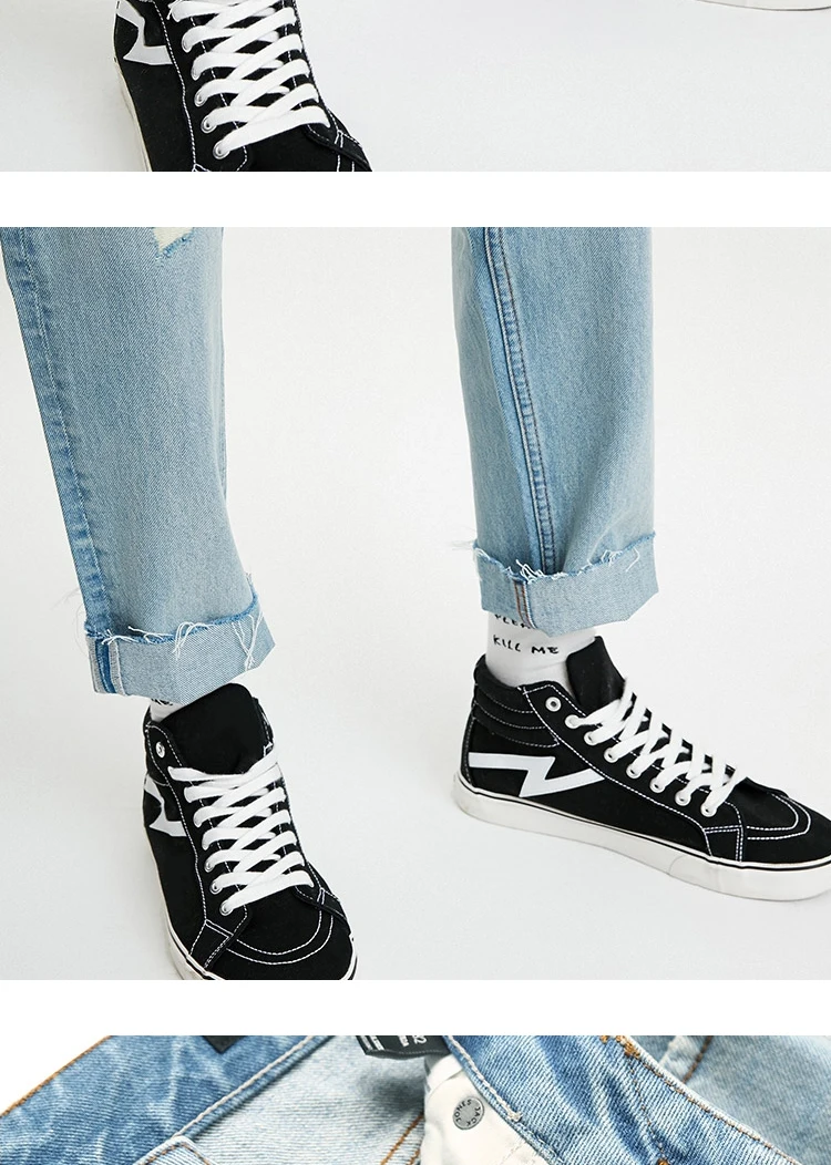 JackJones мужские зимние повседневные Прямые укороченные джинсы мужская одежда | 219132574