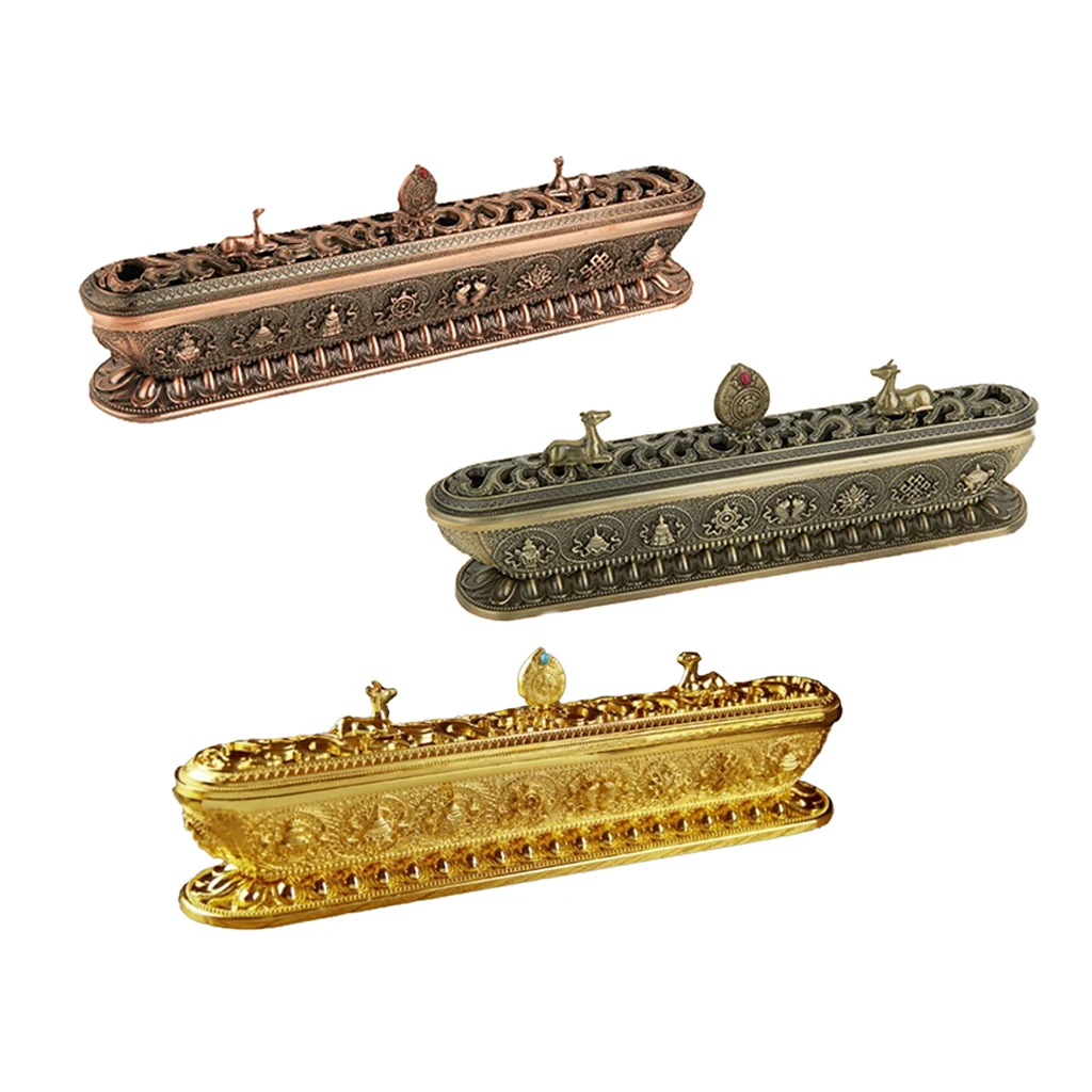 Chinese Incense Burner Cones Sticks Joss Censer Ornament Peace & Meditation Home Decorative