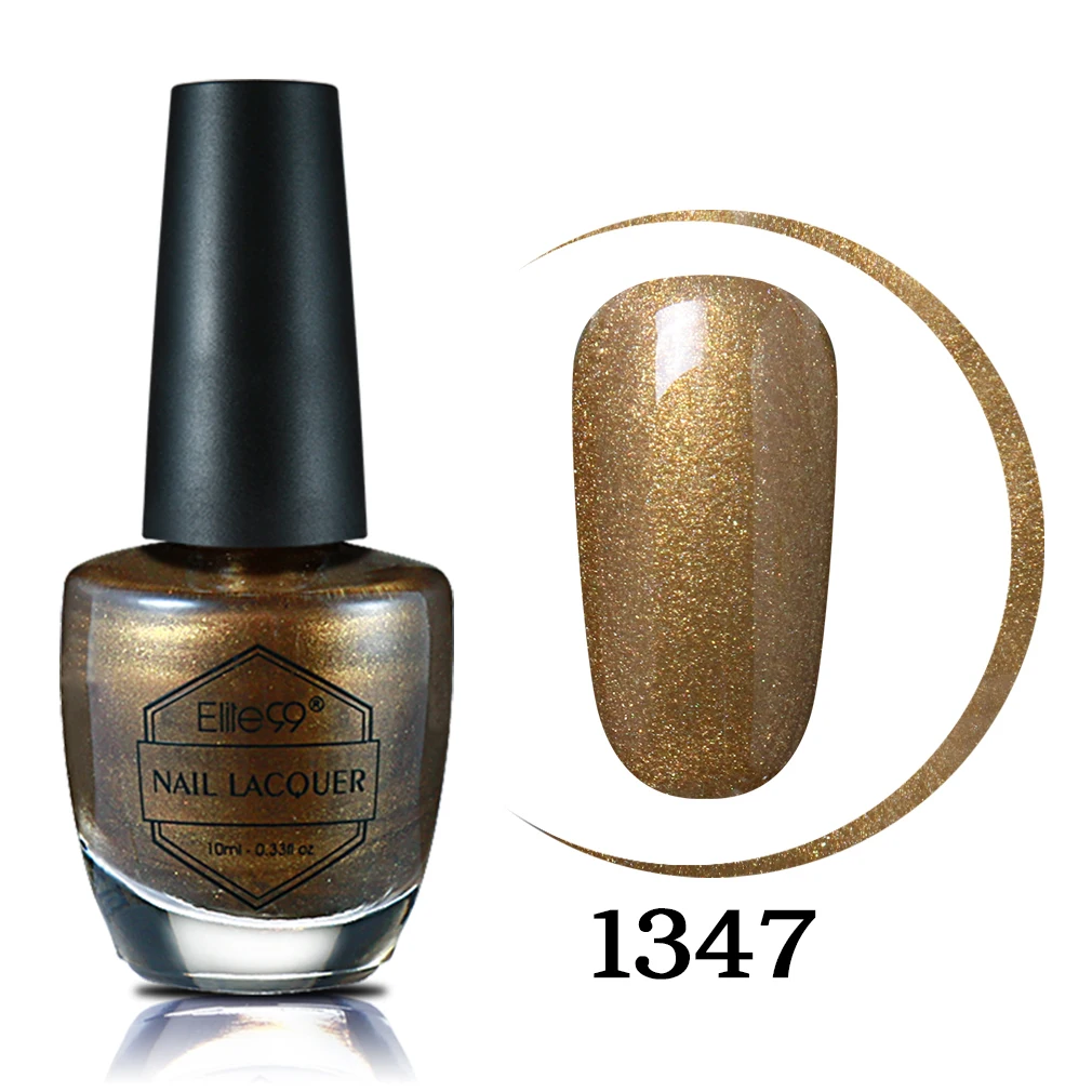 Elite99 10 мл Лак для ногтей лак для ногтей Гель-лак Vernis Nail Art долговечный впитывающий светодиодный аппарат великолепный маникюр гибридные Лаки - Цвет: 1347