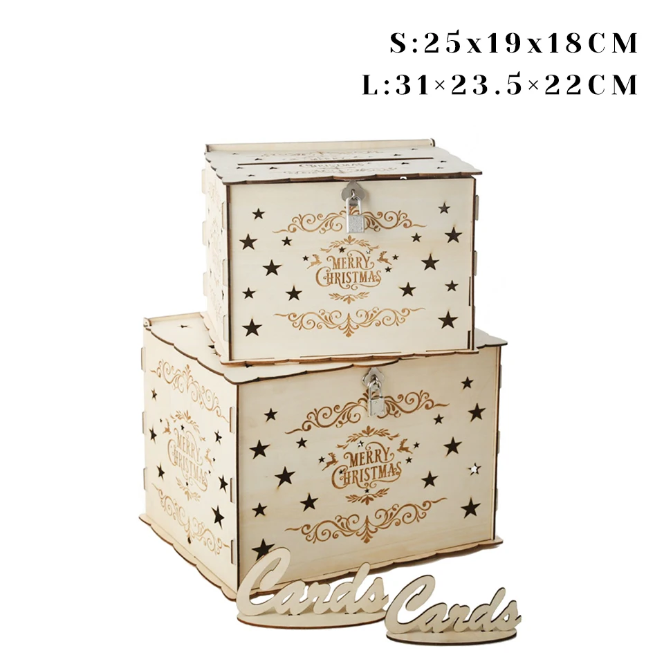 Christmas DIY Wooden Gift Card Box (2)