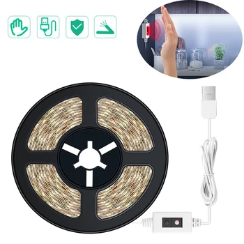 

Wireless Hand Sweep String Light PIR Motion Sensor Cabinet Light Strip Waterproof USB Light Tape For Christmas Home Decor