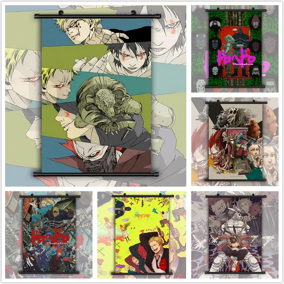 Dorohedoro Anime Manga Hd Print Wall Poster Scroll Painting Dorohedoro Anime Manga Hd Print Wall Poster Scroll Painting
