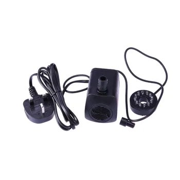 

220 GPH (800L/H) 15W Powerful Submersible Water Pump with Power Cord and 1 Nozzle for Fountains Ponds Aquarium Fish Tank Statuar