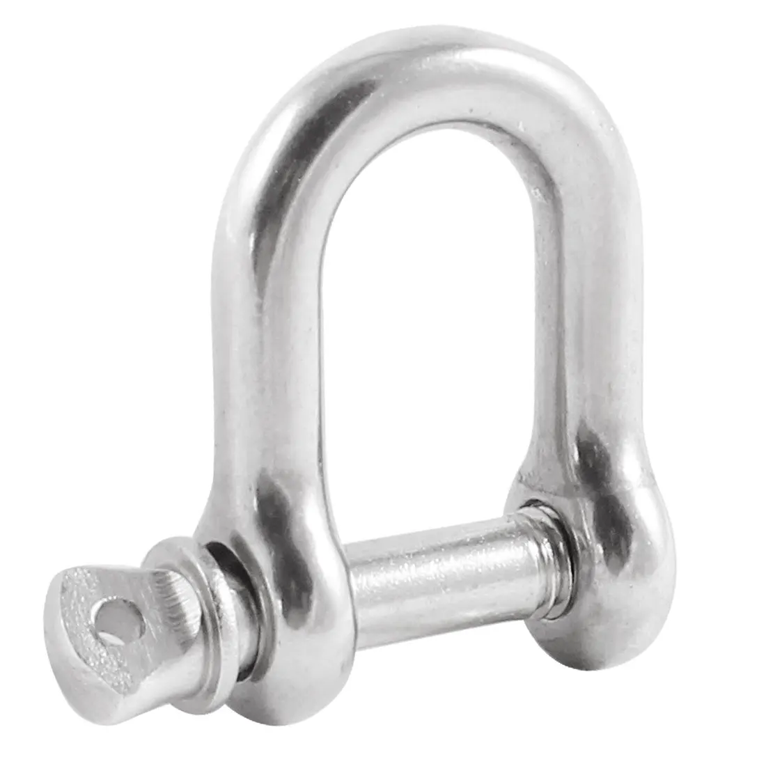 

uxcell Boats Marine Stainless Steel 1/6" Screw Pin Anchor D Ring Shackle Rigging