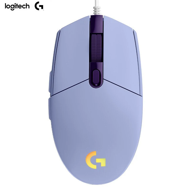 Мышь Logitech G102 Lightsync Проводная игровая мышь с боковой кнопкой и подсветкой