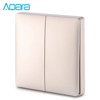 

Aqara Wall Intelligent Linkage Light Control Switch Smart Home Panel Single Fire Double Key Version Smart Switch