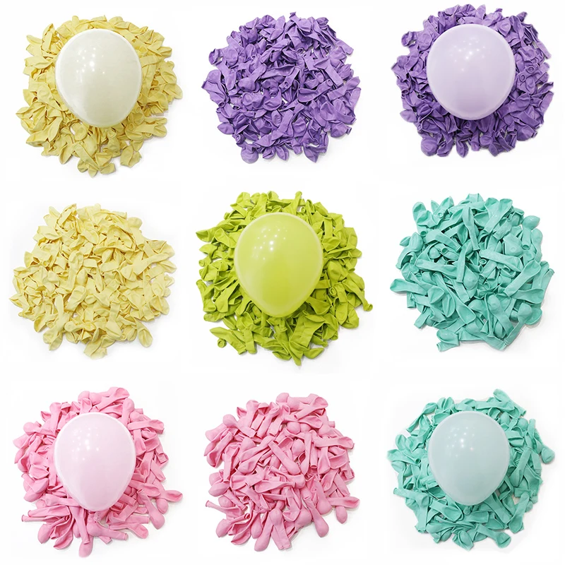 30/50/100PCS Small Balloons 5 Inch Macaron Round Metal Latex Balloon Wedding Birthday Party Decoration Baby Shower Anniversary | Дом и сад