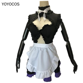 

YOYOCOS FGO Mash Kyrielight Cosplay Sexy Lolita Dress Cute Maid Apron Dress Uniform Fate Grand Order Outfit Cosplay Costumes