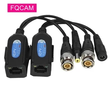 8mp vídeo passivo balun bnc + dc 2 em 1 transceptor para rj45 conector conversor bnc potência para 5mp 8mp hd ahd/cvi/tvi câmeras