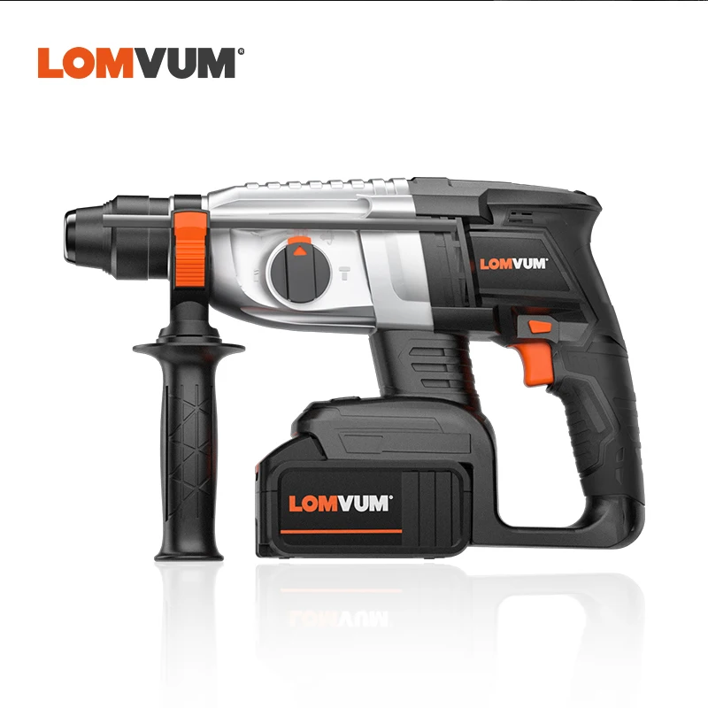 LOMVUM 21V бесщеточный перфоратор Ударная дрель перезаряжаемый электрический