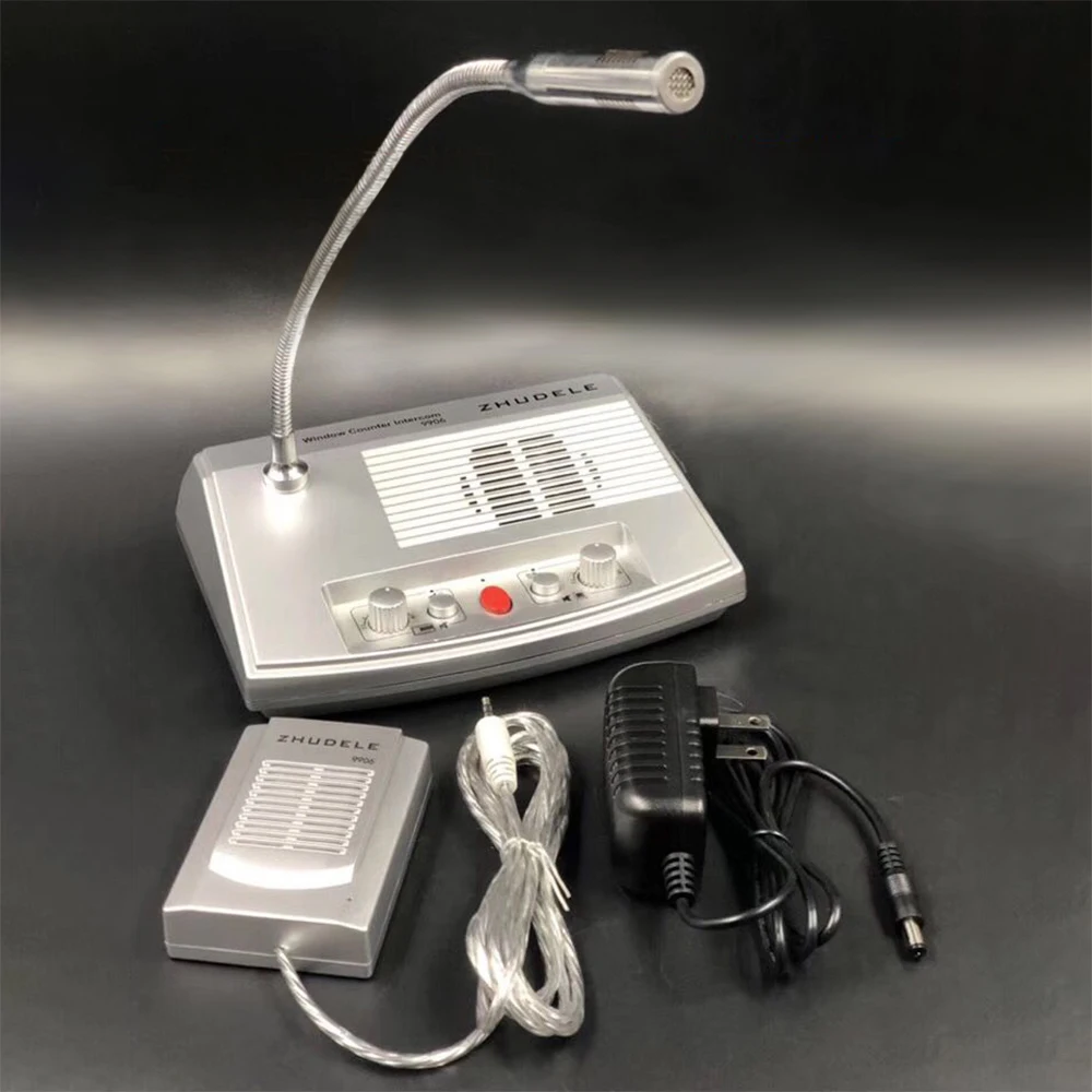 Sistema de Intercomunicação da Janela da Anti-interferência do Registro Audio do Interfone do Contador da Maneira para a Estação de Ônibus do Hospital do Banco Hospital Banco do