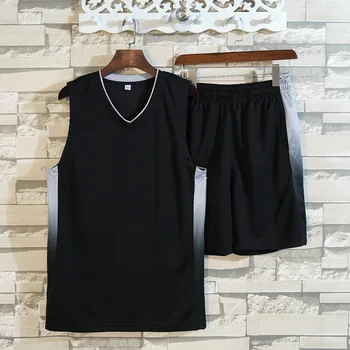 

Plus Fat plus Size Basketball Clothing Suit Male Fat Man Running Sports Short Sleeve Shorts Speed Dry Basketball Thin