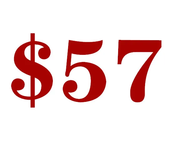 57 Женские почтовые расходы/разница в цене - Цвет: 57