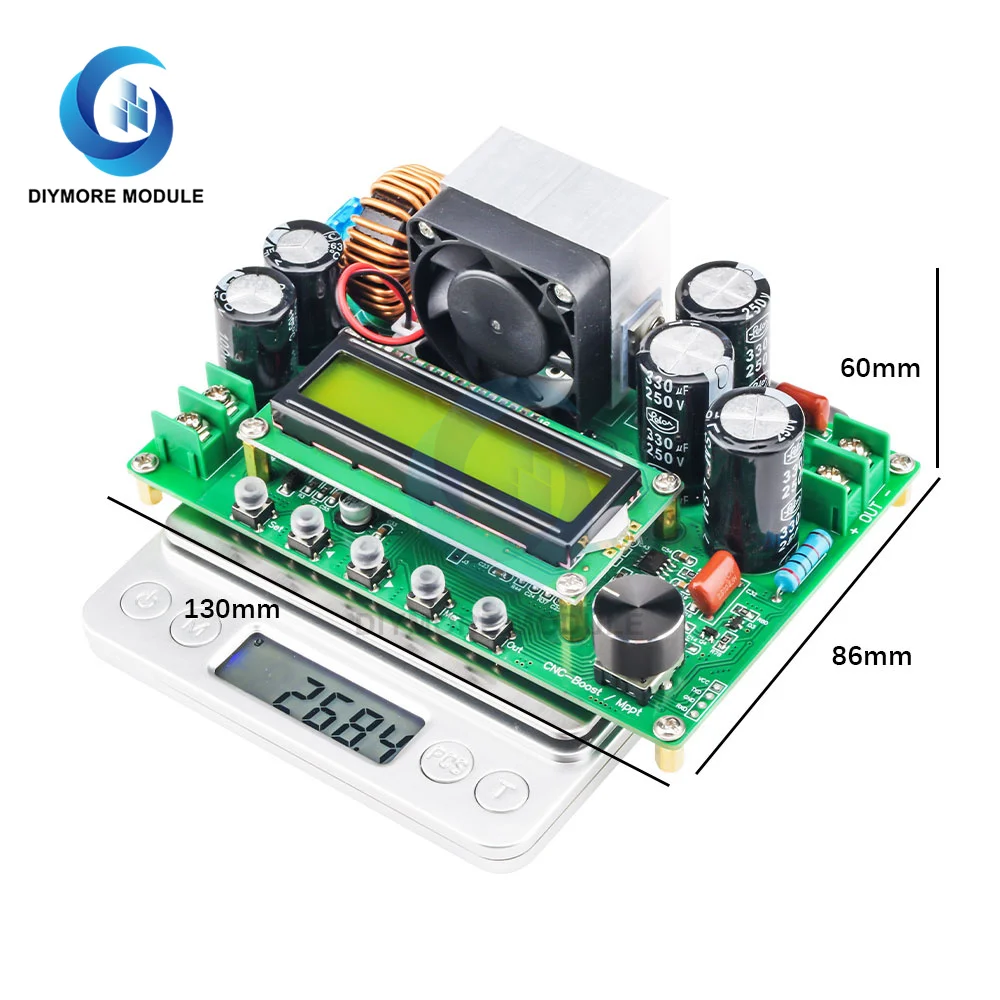 DPX800S DC-DC NC CV CC модуль бустера CNC Boost 12V ~ 120V 0-15A Регулируемый MPPT | Электронные