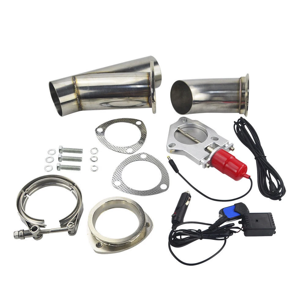 2 5 "Выхлопная система выхлопной Catback Downpipe вырез E-Cut клапан вырубной глушитель с