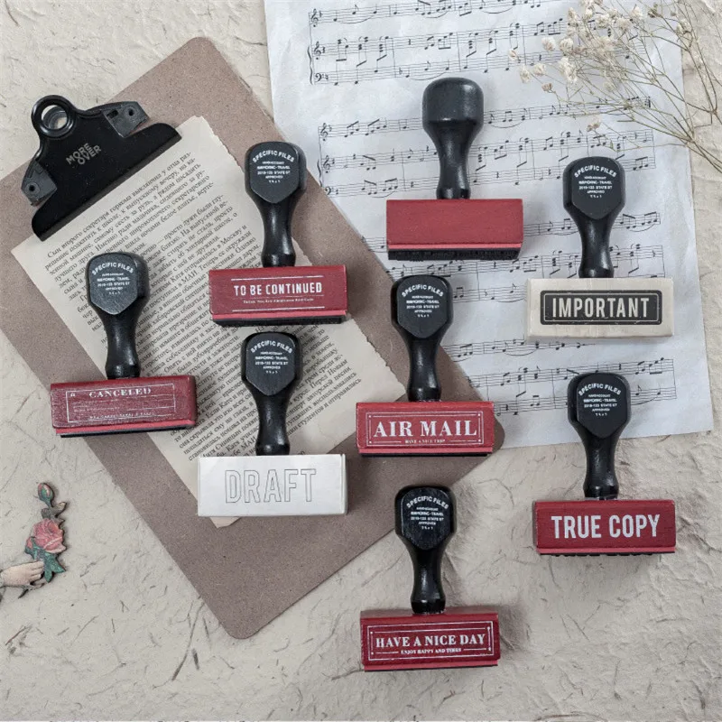 Деревянный Штамп для скрапбукинга в стиле ретро 2020 г. | Дом и сад