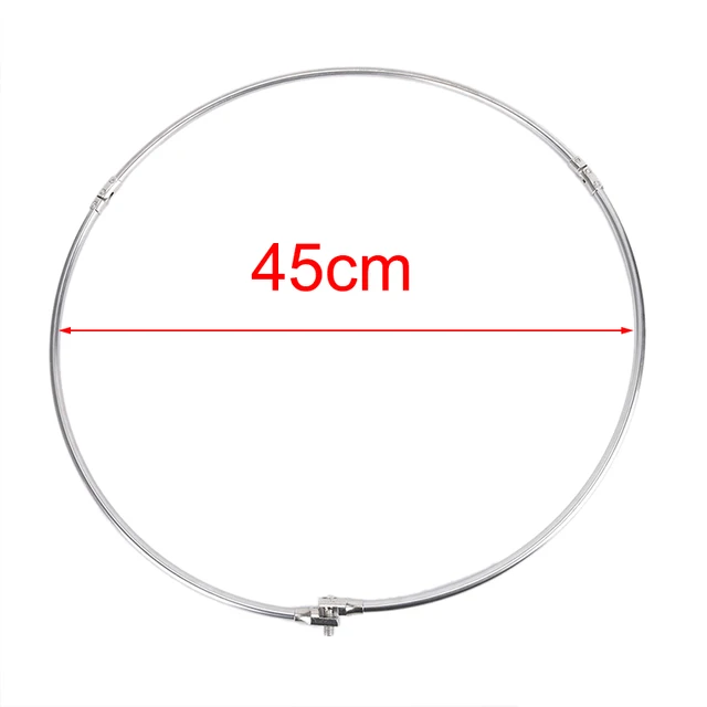 Fishing Net Head Stainless Steel Fishing Folding Net Brail Head Round Dipnet Tackle Accessory HOT 35/40/45/50cm Sizes 6