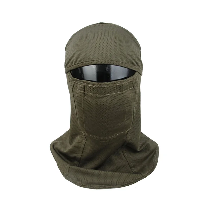 

2019 NEW CS BALACLAVA WITH HARD MASK 3267 Brethable Fabric Oliver Green