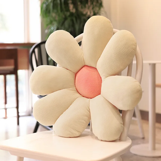Ins Nordic Small Daisy Flower Plush Toys Creative Flower Stuffed Toy Doll Sofa Plush Cushion Home Decoration Photography Props