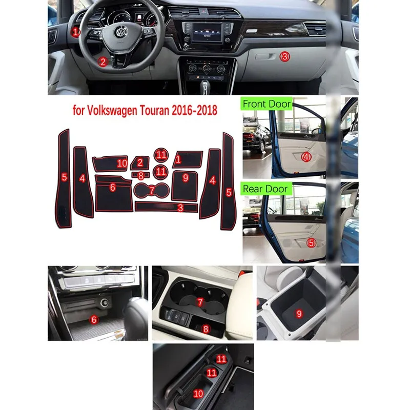 Volle Deckungen Sonnenschirme Für VW Volkswagen Touran Zubehör Mk2 5T 2016  ~ 2023 Volle Surround Windschutzscheibe Fenster Shaby Visier 2022 -  AliExpress