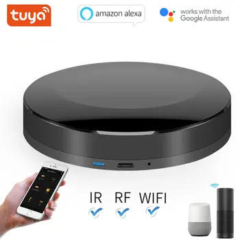 

TUYA WIFI IR+RF+4G Universal Intelligent Remote-Control-Compatible Wifi Automation Work with Alexa Google Assisten