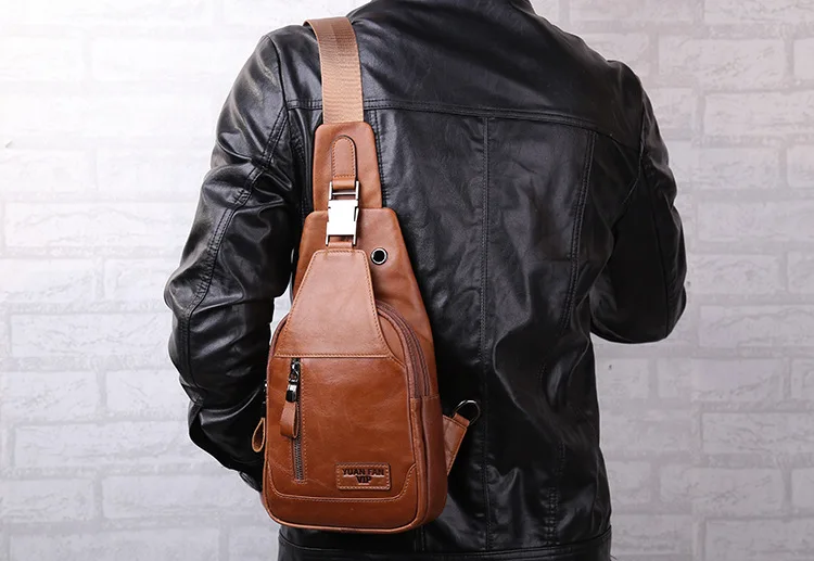Повседневная мужская сумка на плечо из натуральной кожи, сумка через плечо, мужские сумки-мессенджеры для путешествий на молнии, стильный дизайн