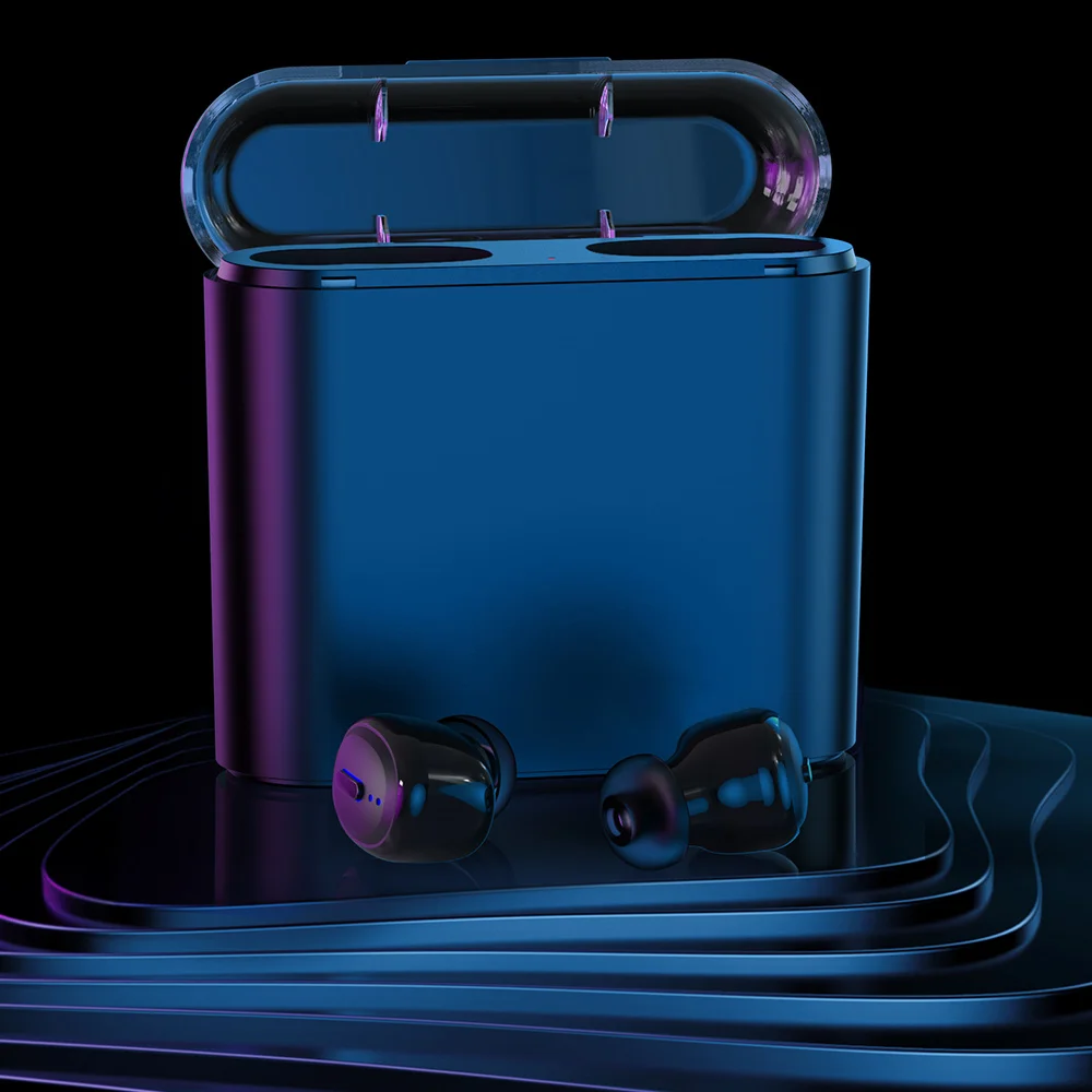 2200 мАч/4000 мАч красочные мини беспроводные Bluetooth наушники TWS голосовое сообщение бас светодиодный цифровой дисплей прогулочная зарядная коробка