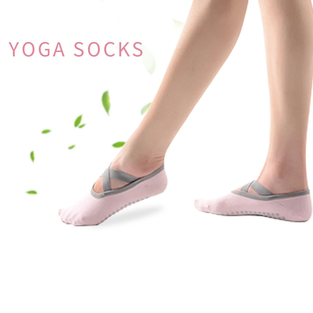 

Women Yoga Socks 1 Pair Breathable Anti-Slip Point Silicone Design Relieve Fatigue Fashion Cotton Ballet Style Yoga Sock
