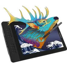 GAOMON Pen Display PD1561 15.6 Inches IPS HD Graphics Drawing Tablet Monitor 72% NTSC support Tilt Function with 10 Shortcut Key