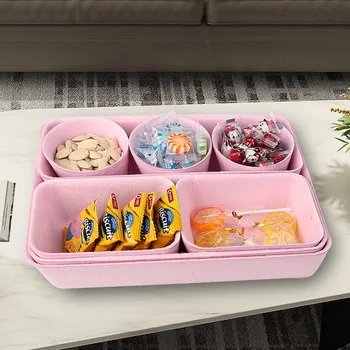 

Felt Storage Integrally Molded Storage Drawer Organizing Compartment Storage Box Office Storage Box 8 Pieces