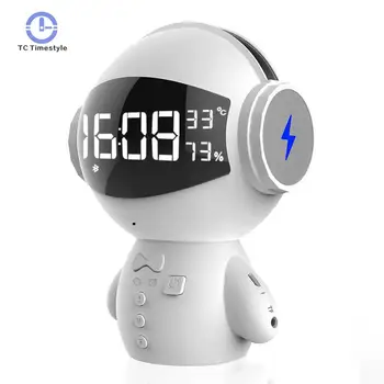 

Smart Alarm Clock Wireless Bluetooth Digital Display Temperature Led Radio Home Clocks