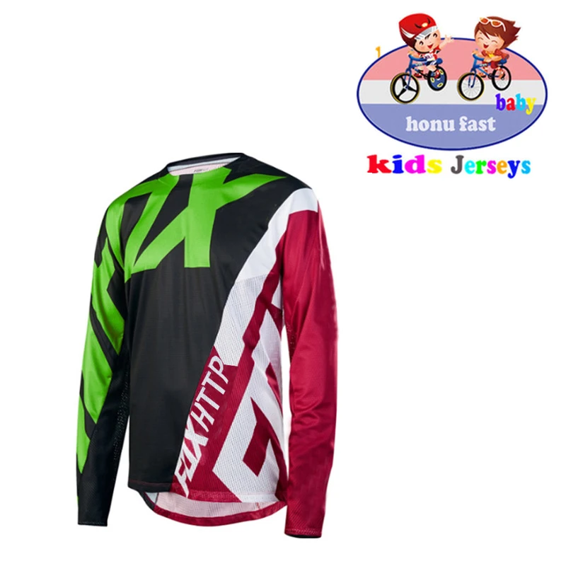 Kids Off Road ATV Racing T-Shirt AM RF Bicycle Cycling Bike FxoDownhill Jersey Motorcycle Jersey Motocross MTB DH MX Ropa D Boys
