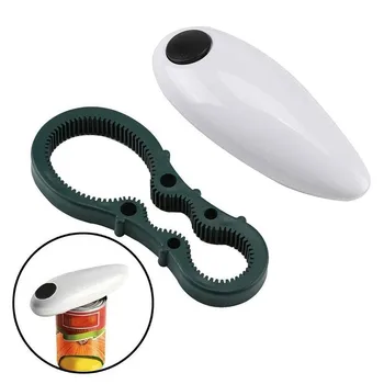 

1pc Electric Can Opener One Touch Automatic Jar Opener Bottle Opener Electric Hands Kitchen Gadgets 16.7 Cm