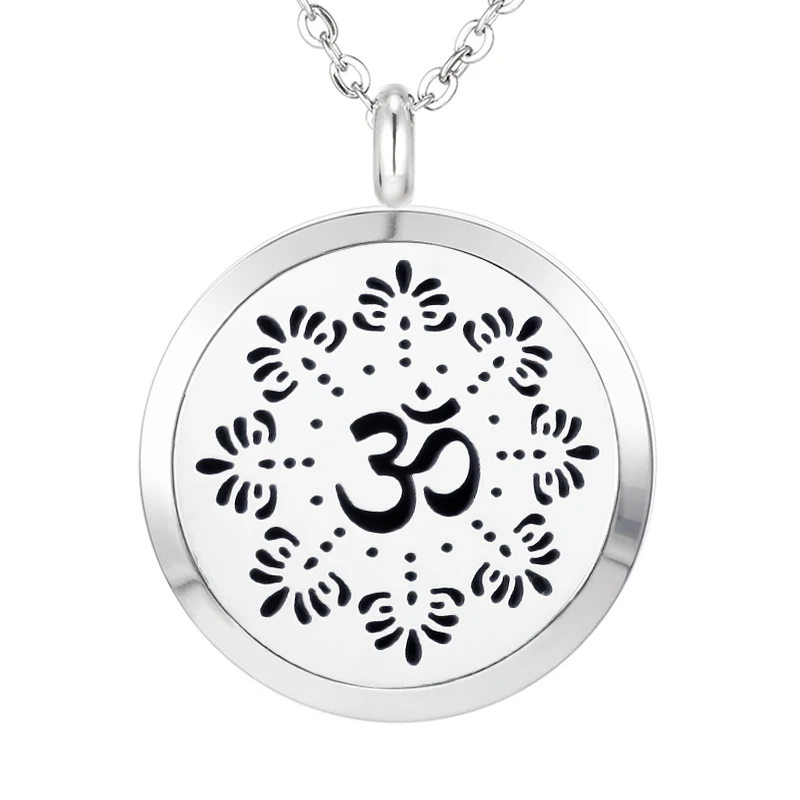 140 Essential Oil Diffuser Locket Pendant Necklace