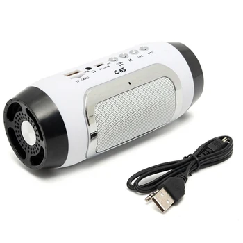 

Portable Wireless Bluetooth Speaker HIFI Soundbar TF FM Radio Music Subwoofer Column Computer Phone Loudspeaker Random Color