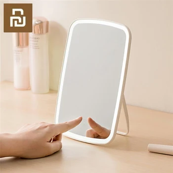 

Makeup Mirror LED Light Portable Folding Light Mirror Dormitory Home Desktop Portable Mirror Smart Product