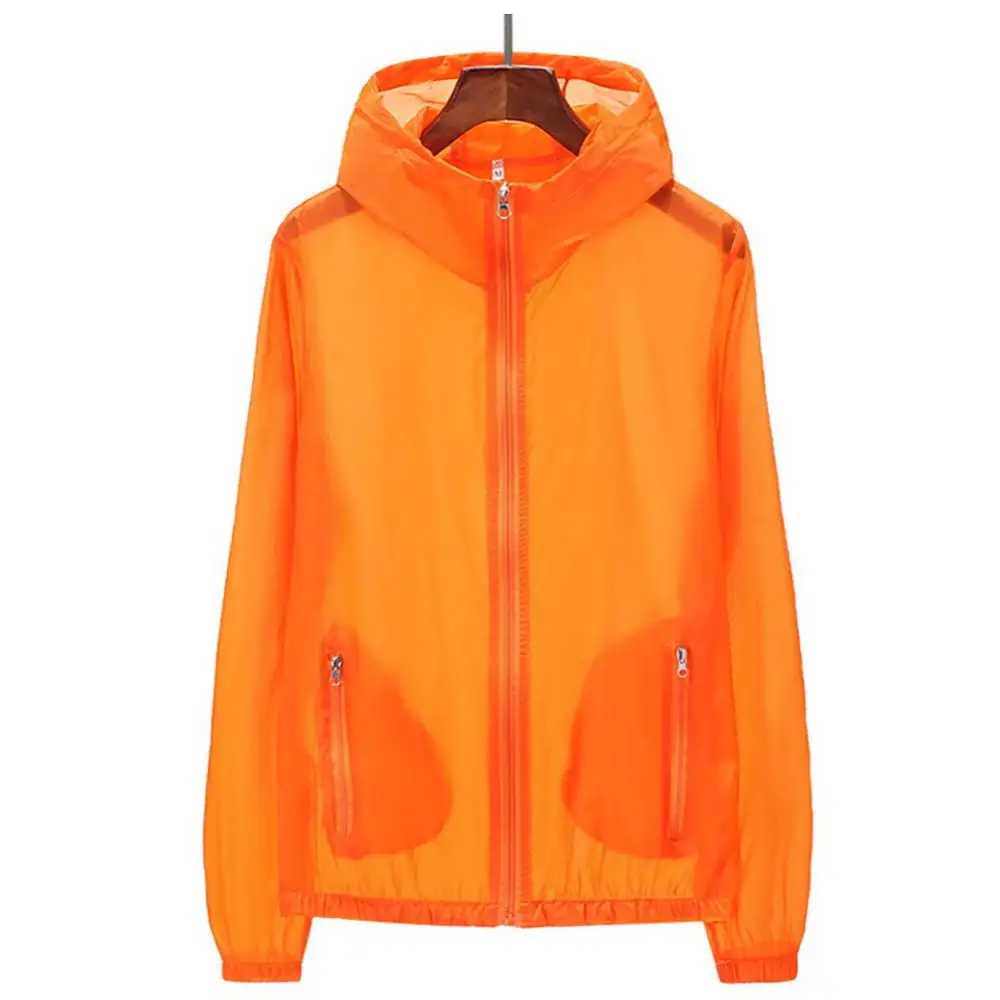 fly fishing clothes Unisex Summer Pockets Zip Hooded Windproof Sun Coat Fishing Jacket