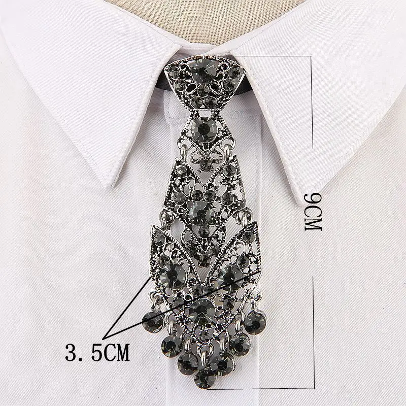 

Upscale Men's Shinny Metal Ties for Mens Women Suits Groom Wedding Dress Collar Neck Tie Adjustable Small Cravat Gifts