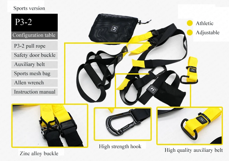 Resistance Belt Sling Sports Gym Home Suspension Rope Adult Belt Trainer Band TR Tensioner Exercise Equipment Bodybuilding