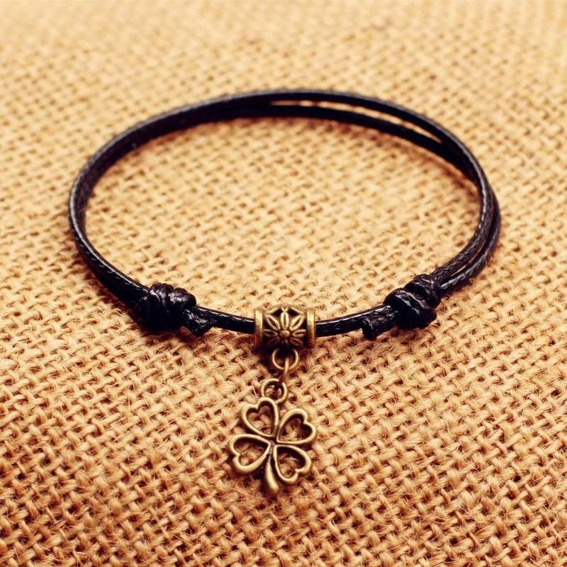 

Korean-style Red Rope Retro Anklet Simple Fashion Anklet Summer Hand-woven Ethnic-Style Students Cute Men's Women's