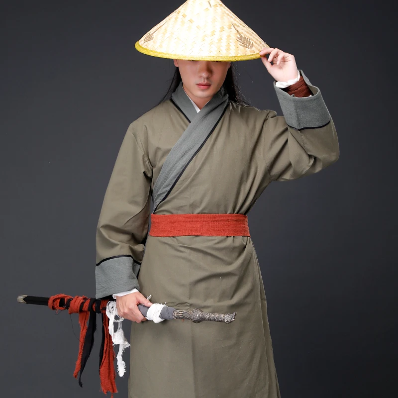 Мужское китайское платье hanfu для косплея с водными краями shixiu Liangshan Hero Одинаковая