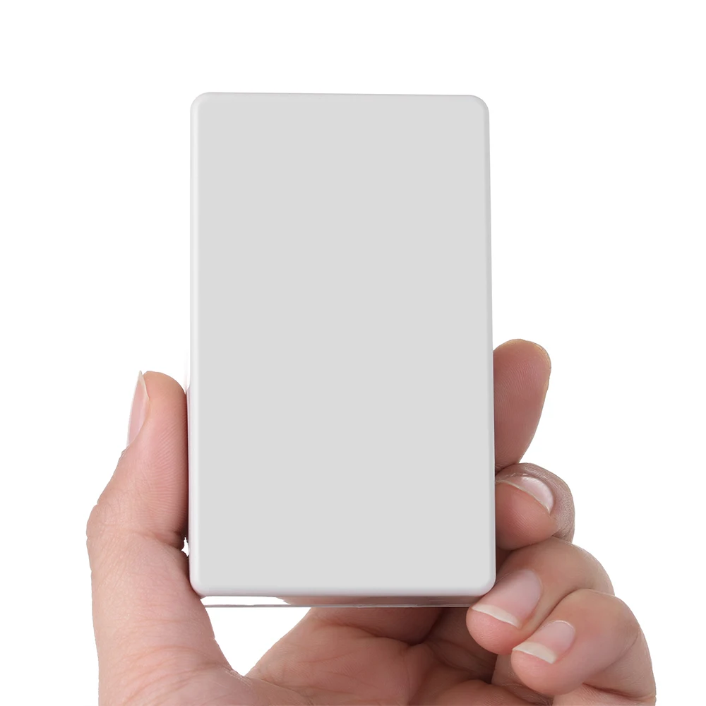 1PC Plastic Electronic Project Box White Black Instrument Parts Enclosure Boxes Waterproof Cover Project Hand Tool 70*45*18 electronic enclosure case,electrical box