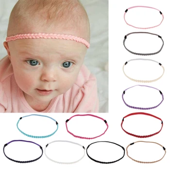 

New 20pcs/lot Knit Baby Elastic Headband Handmade Weave Newborn Toddler Headwear Diy Children Haid Bands Hair Accessories