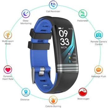 

Fitness Tracker Bracelet Smart Watch Heart Rate Blood Pressure Monotor Pedometer Waterproof Women Wen Sport Smart Wristband G26