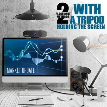 

8 million Webcam with Microphone Video Web Cam Computer Peripheral Web Camera with Bracket